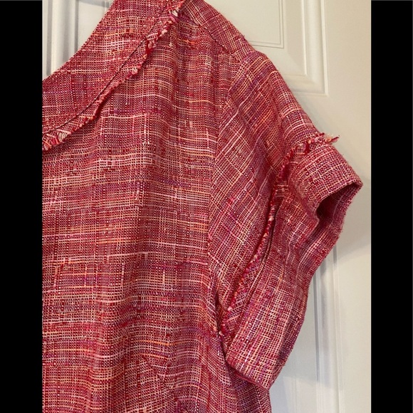 Tweed Shift Dress | Quiet Luxury Old Money Vibes Spring Chic - Picture 4 of 9